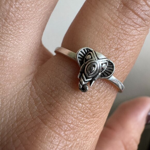 925 Sterling Silver Elephant - Picture 1 of 5
